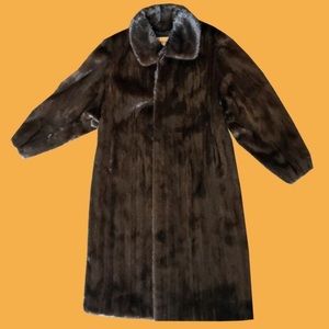 Lux Brown Mink Duster